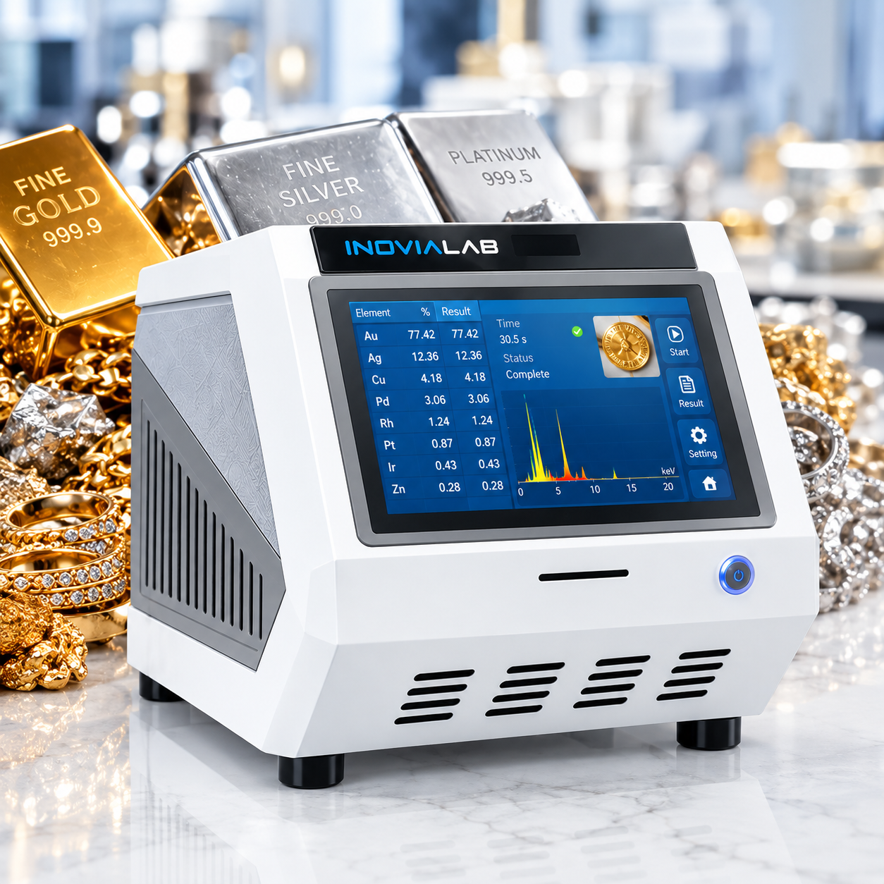 Edelmetall-Analysesysteme